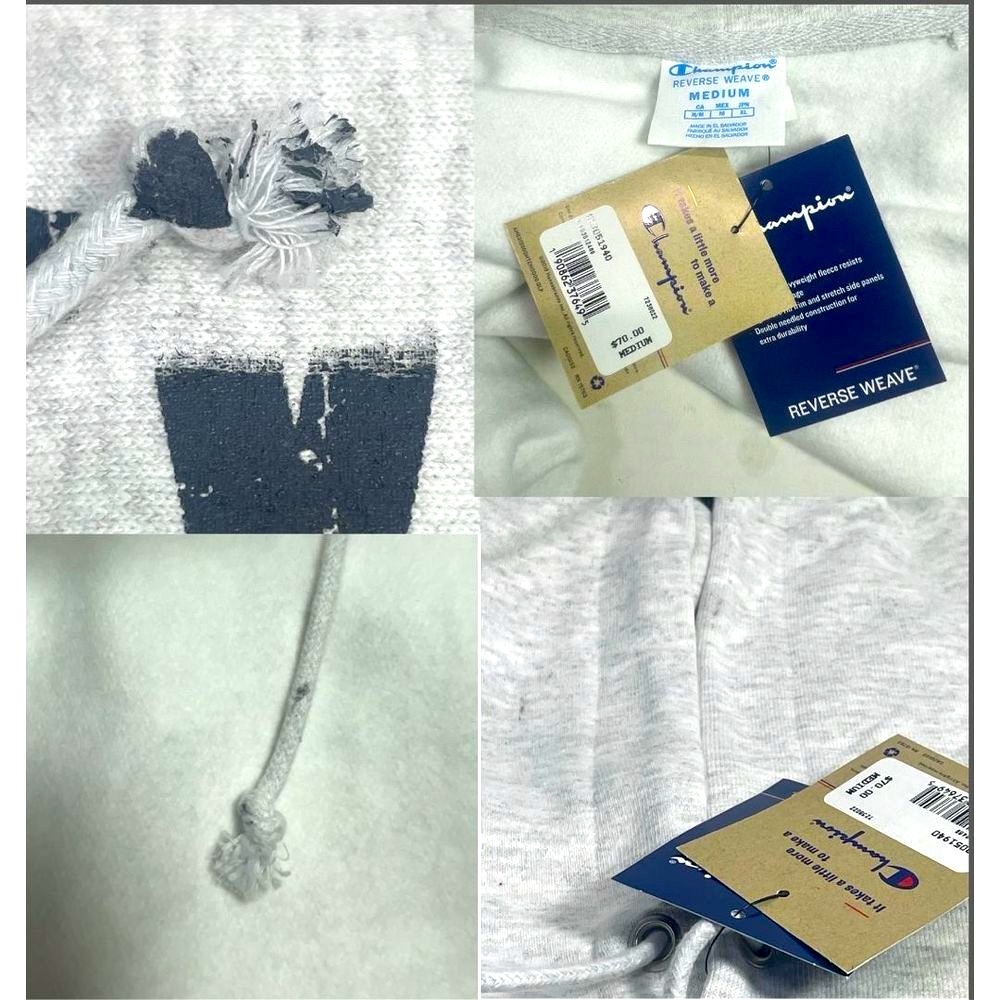 BNWT Champion Reverse Weave Park City Distressed Hoodie Unisex M PRICE FIRM - Picture 12 of 16